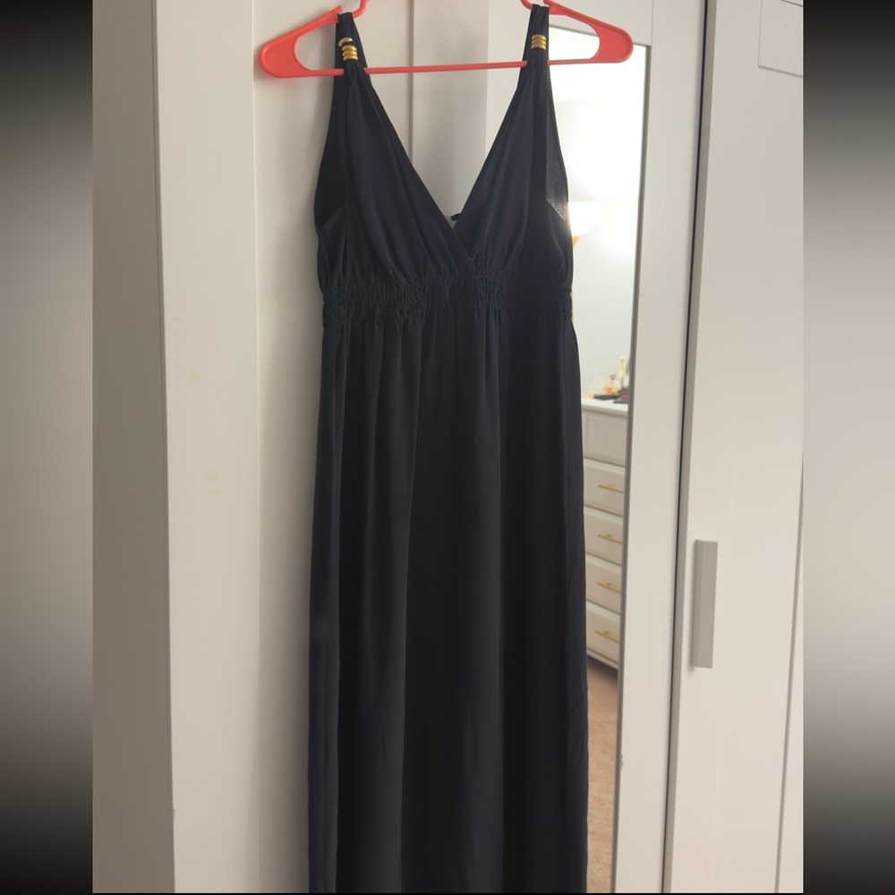 Gerald Darel 100% Silk Midi Dress